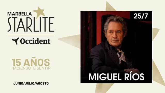 Logo de l'événement Miguel Ríos "Symphonic Ríos"