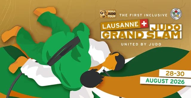 Logo de l'événement PRM & VIP - Lausanne Judo Grand Slam 2026 | Tagespass Sonntag
