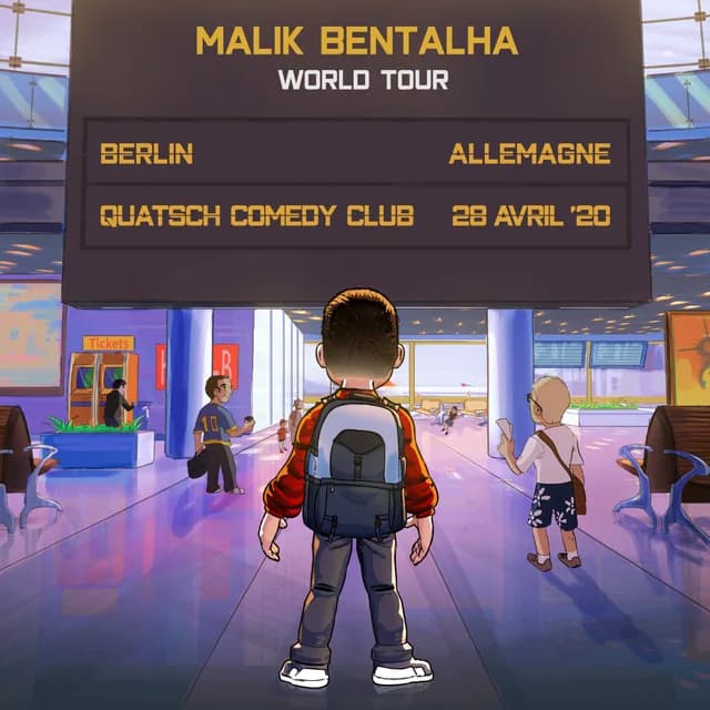 Logo de l'événement MALIK BENTALHA - Malik Bentalha - Nouveau Monde