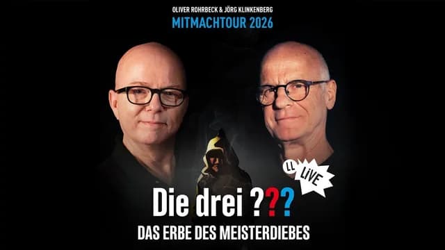 Logo de l'événement Die drei ??? Das Erbe des Meisterdiebes als Mitmachhörspiel