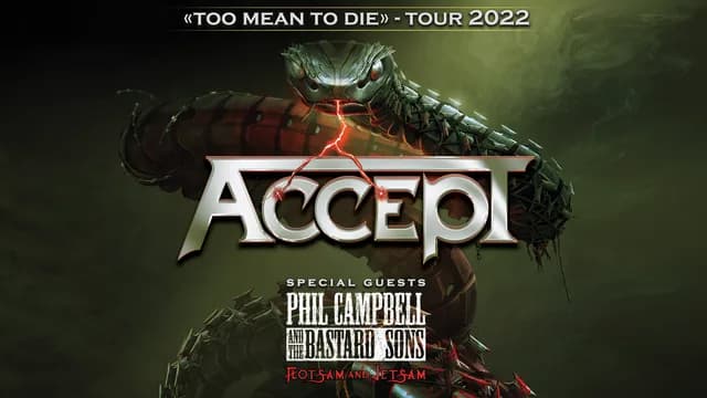 Logo de l'événement ACCEPT - ACCEPT   DYNAZTY   TAILGUNNER