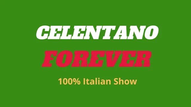 Logo de l'événement Celentano Forever