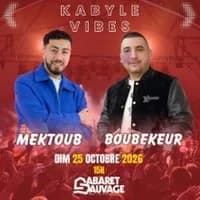 Logo de l'événement Kabyle Vibes - Boubekeur + Mektoub Allouche