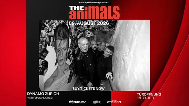 Logo de l'événement THE ANIMALS with Special Guest CARL SENTANCE, former voice of NAZARETH