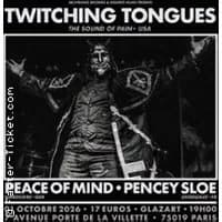 Logo de l'événement Twitching Tongues + Peace of Mind + Pencey Sloe