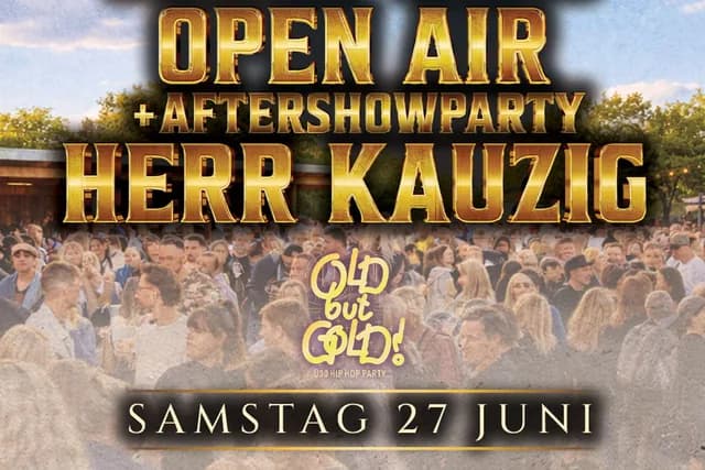 Logo de l'événement LEIPZIG | Old but Gold Hip Hop Open Air + Aftershowparty @ Herr KAUZIG