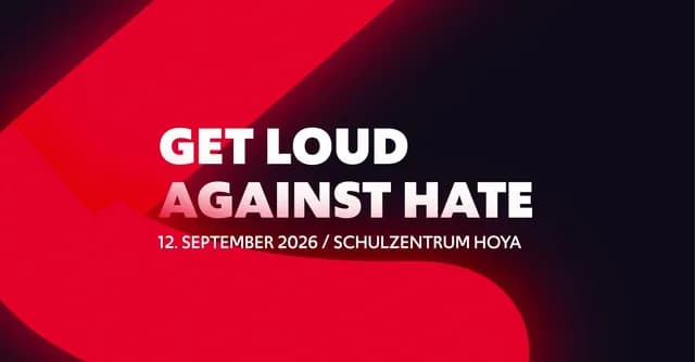 Logo de l'événement Get Loud Against Hate