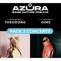 Logo de l'événement Pass 2 Jours - Theodora + Gims - Azura 2026
