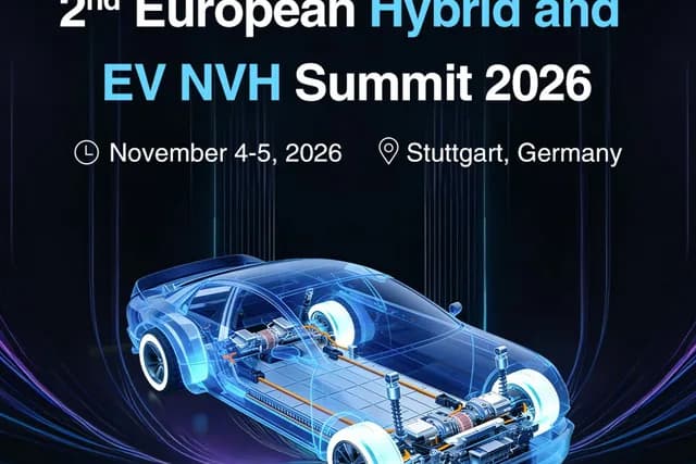 Logo de l'événement 2nd European Hybrid and EV NVH Summit 2026