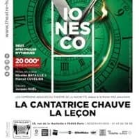 Logo de l'événement La Cantatrice Chauve + La Leçon, Théâtre de la Huchette - Paris