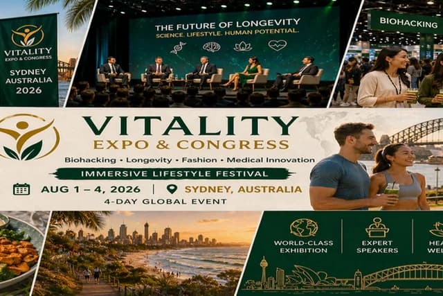 Logo de l'événement Longevity, Wellness Vitality Premium Lifestyles  Expo –Paris Edition