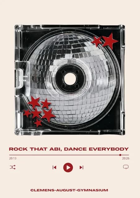 Logo de l'événement Abiball CAG 2026 - "Rock that ABI, dance everybody"
