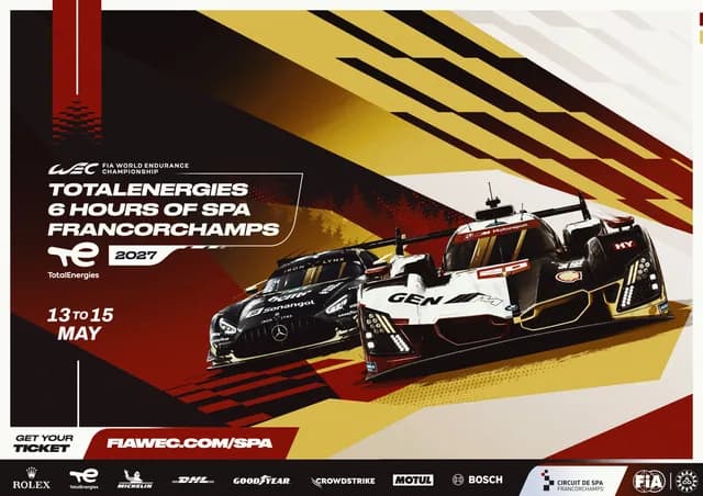 Logo de l'événement 2027 TotalEnergies 6h of Spa | Week-end Accès Paddock