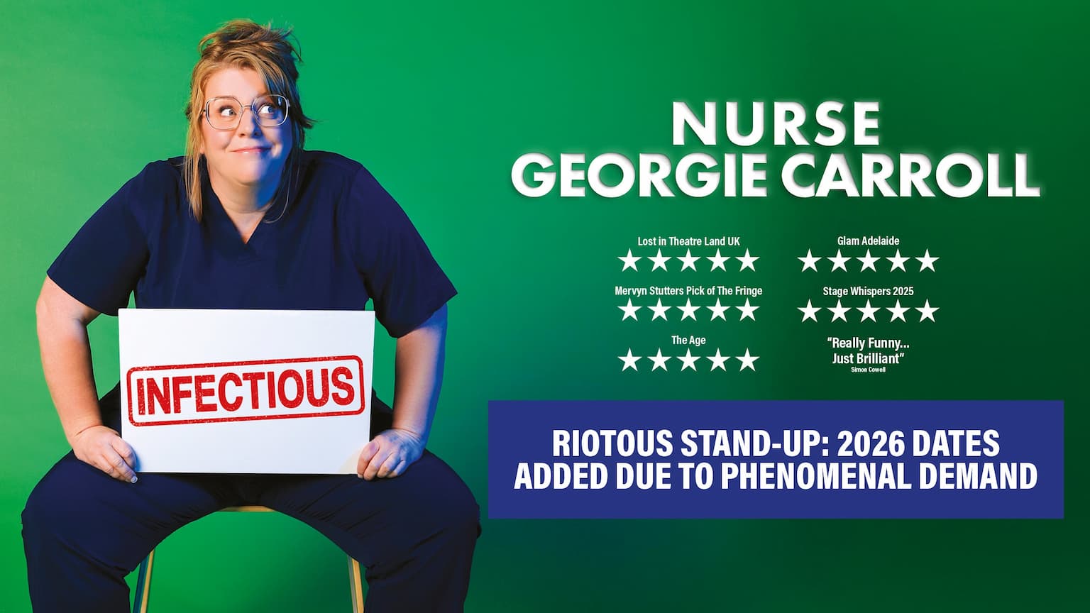 Logo de l'événement Nurse Georgie Carroll: Infectious