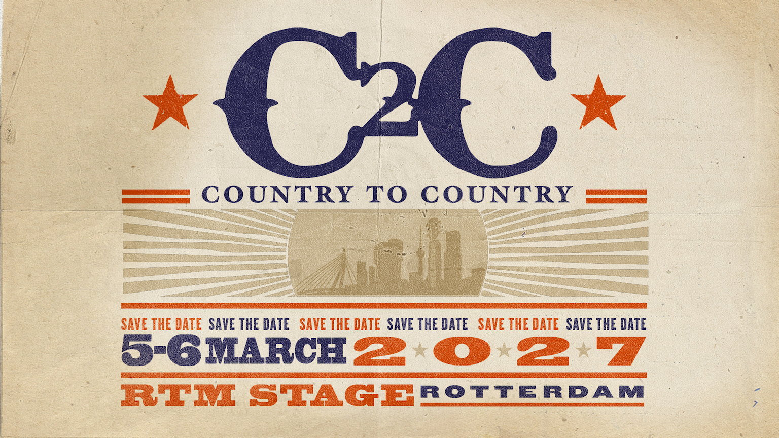 Logo de l'événement C2C: Country to Country - WEEKEND TICKET