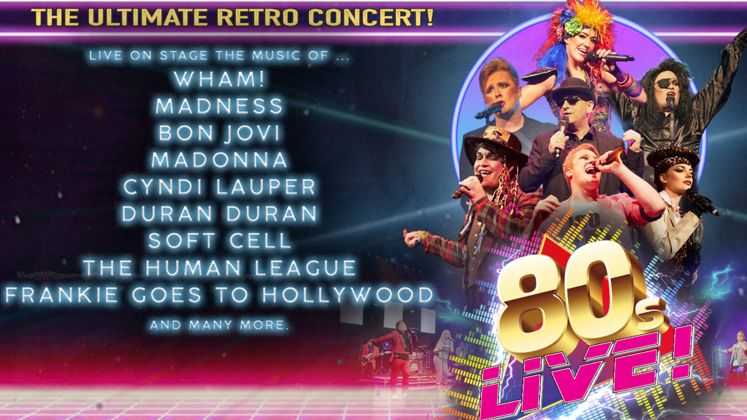 Logo de l'événement 80's Live