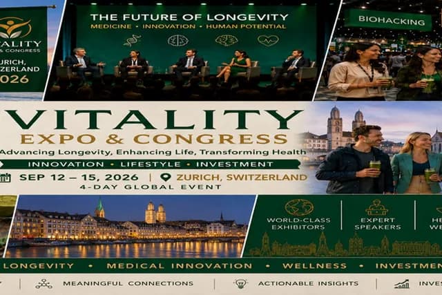 Logo de l'événement Longevity, Wellness & Biohacking Expo – Zurich Edition