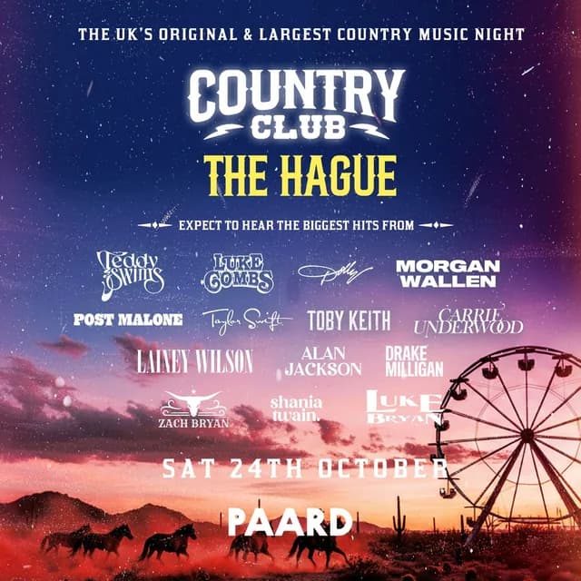 Logo de l'événement Country Club - Country Music Festival - The Hague Netherlands
