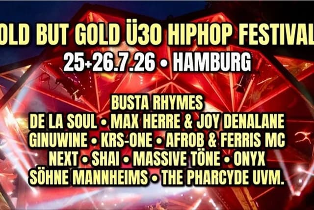 Logo de l'événement Hamburg | Old but Gold Ü30 Hip Hop Festival @ MS Artville Festival Gelände