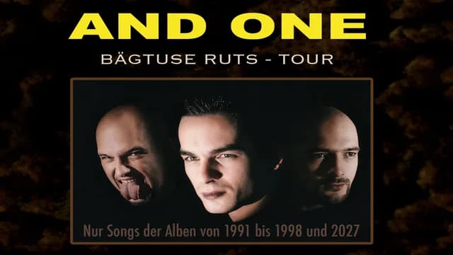 Logo de l'événement AND ONE's "BÄGTUSE RUTS"-Tour 2027