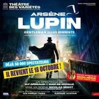 Logo de l'événement Arsène Lupin, Gentleman Illusionniste - Théâtre des Variétés, Paris