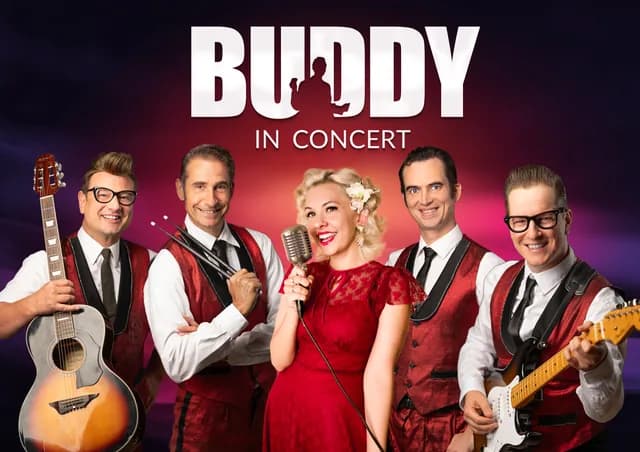 Logo de l'événement BUDDY in concert - die Rock'n'Roll-Show