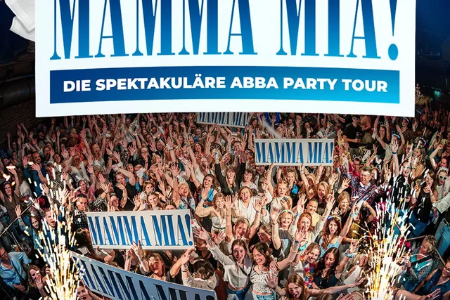 Logo HAMM - MAMMA MIA PARTY / MITSING KONZERT - ABBA TOUR