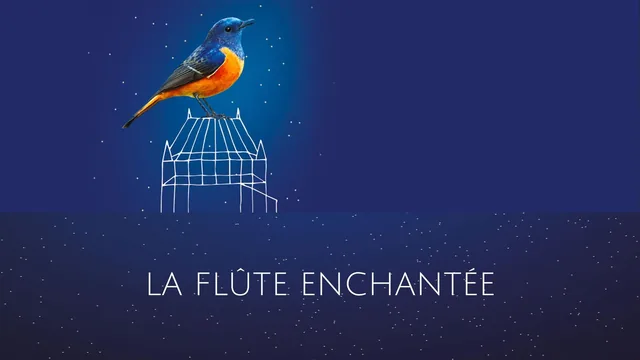 Logo LA FLUTE ENCHANTEE -  W.A.MOZART